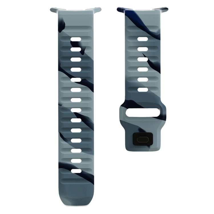 For Samsung Galaxy Watch Ultra 47mm / Ultra 2025 Wave Texture Reverse Buckle Silicone Watch Band
