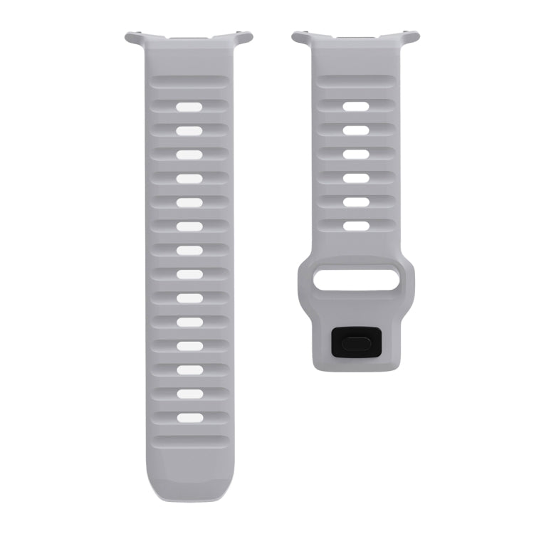 For Samsung Galaxy Watch Ultra 47mm / Ultra 2025 Wave Texture Reverse Buckle Silicone Watch Band