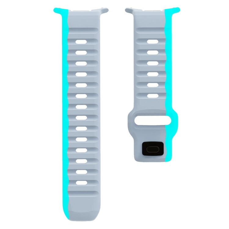 For Samsung Galaxy Watch Ultra 47mm / Ultra 2025 Wave Texture Reverse Buckle Silicone Watch Band