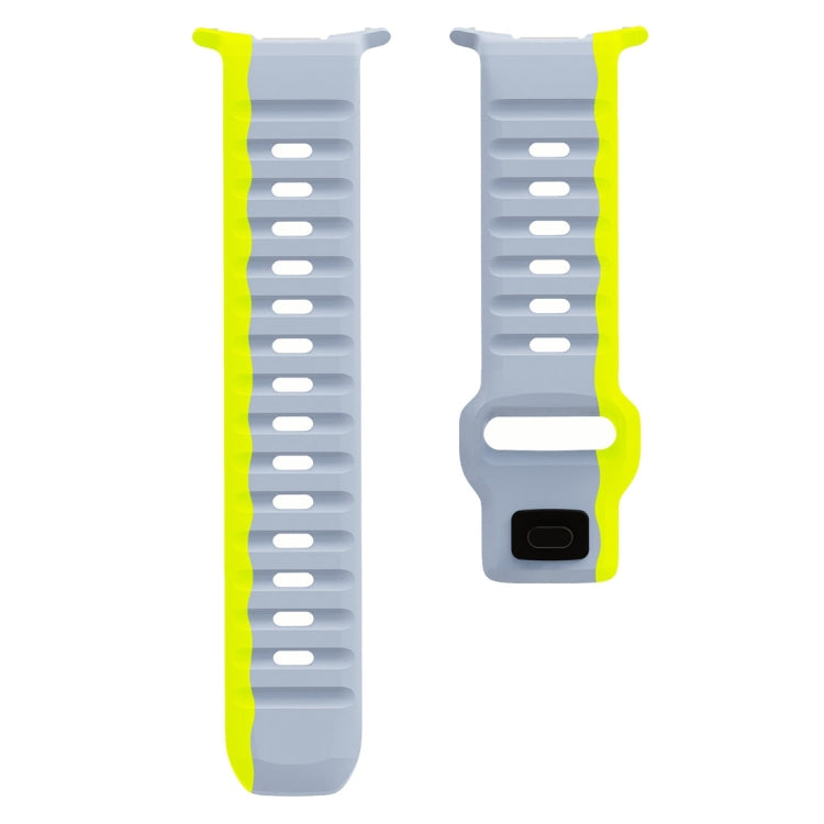 For Samsung Galaxy Watch Ultra 47mm / Ultra 2025 Wave Texture Reverse Buckle Silicone Watch Band