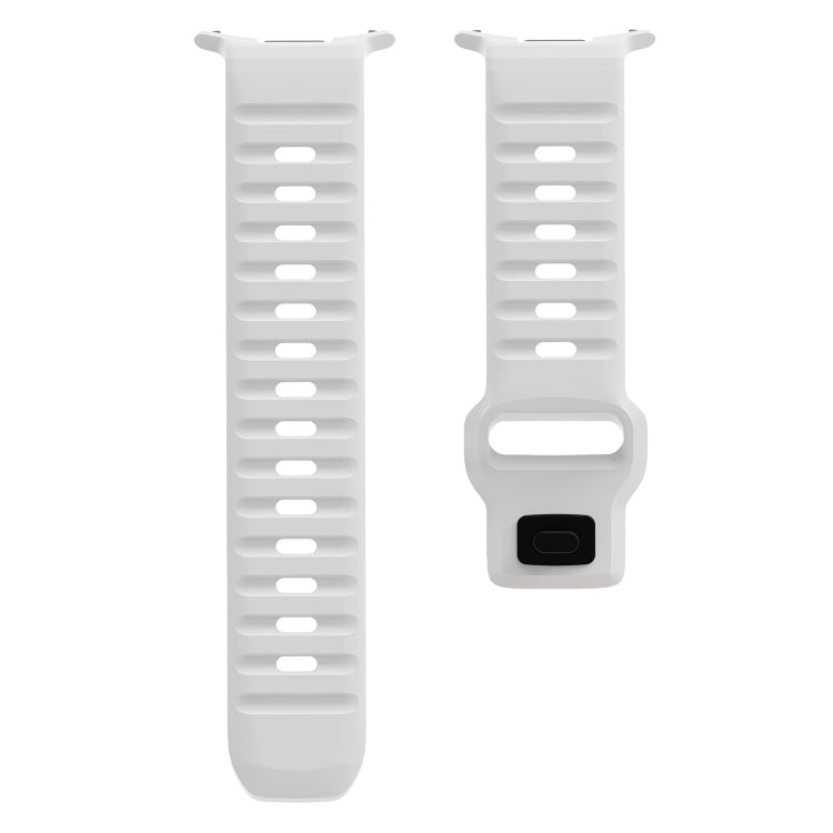 For Samsung Galaxy Watch Ultra 47mm / Ultra 2025 Wave Texture Reverse Buckle Silicone Watch Band