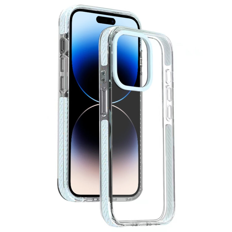 For iPhone 14 Pro Max Candy Series 3 in 1 Highly Transparent PC Phone Case