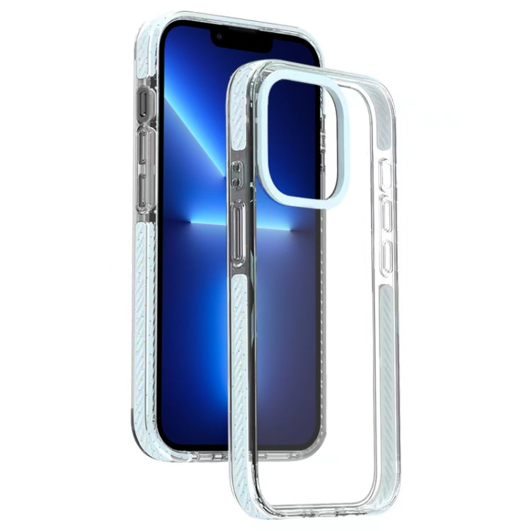 For iPhone 13 Pro Candy Series 3 in 1 Highly Transparent PC Phone Case