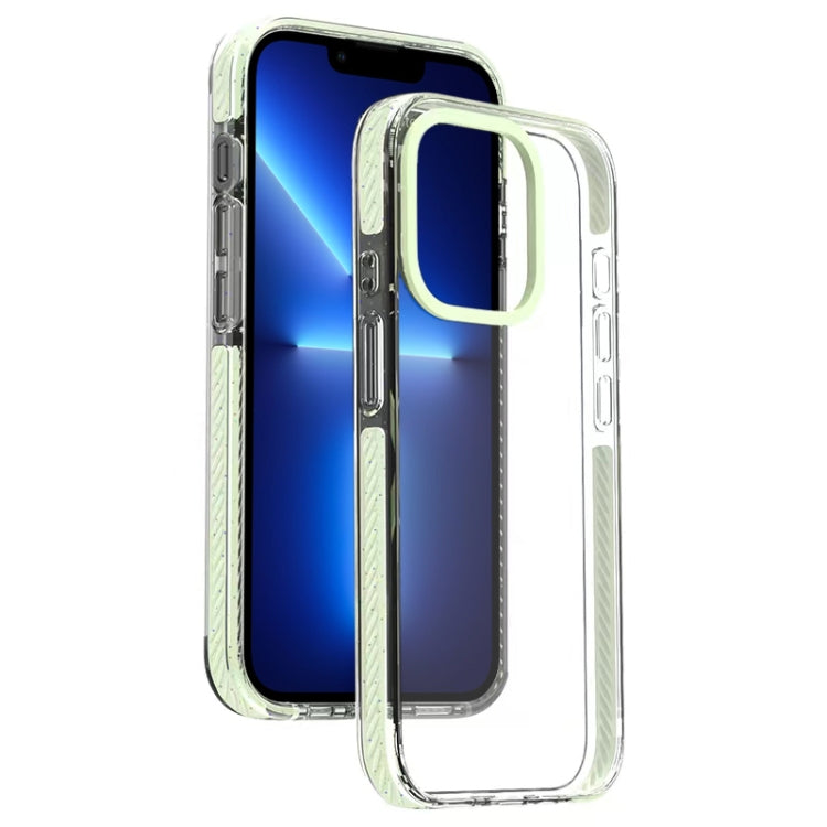 For iPhone 13 Pro Candy Series 3 in 1 Highly Transparent PC Phone Case