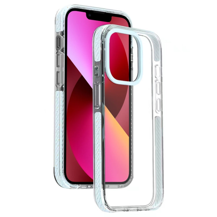 For iPhone 13 Candy Series 3 in 1 Highly Transparent PC Phone Case