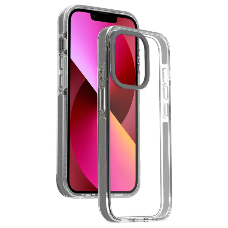 For iPhone 13 Candy Series 3 in 1 Highly Transparent PC Phone Case