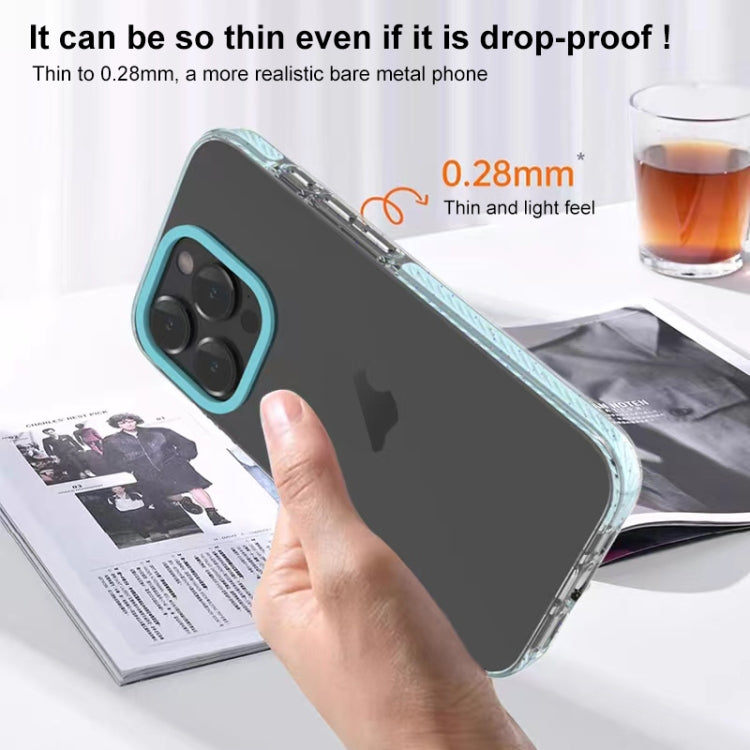 For iPhone 15 Pro Max Candy Series 3 in 1 Highly Transparent PC Phone Case