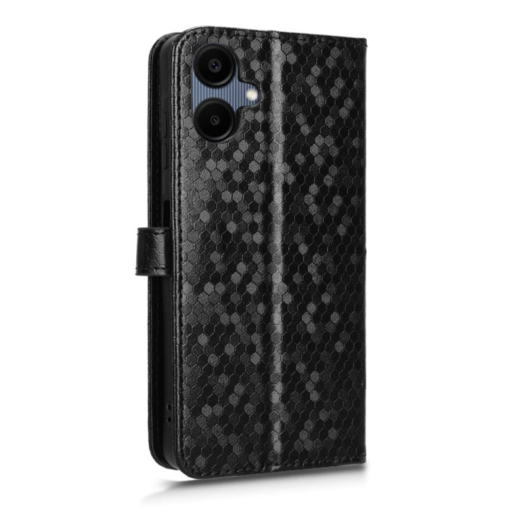 For Samsung Galaxy A06 Honeycomb Dot Texture Leather Phone Case