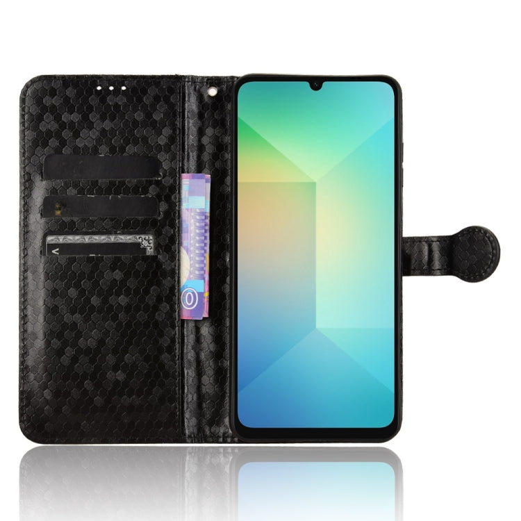 For Samsung Galaxy A06 Honeycomb Dot Texture Leather Phone Case