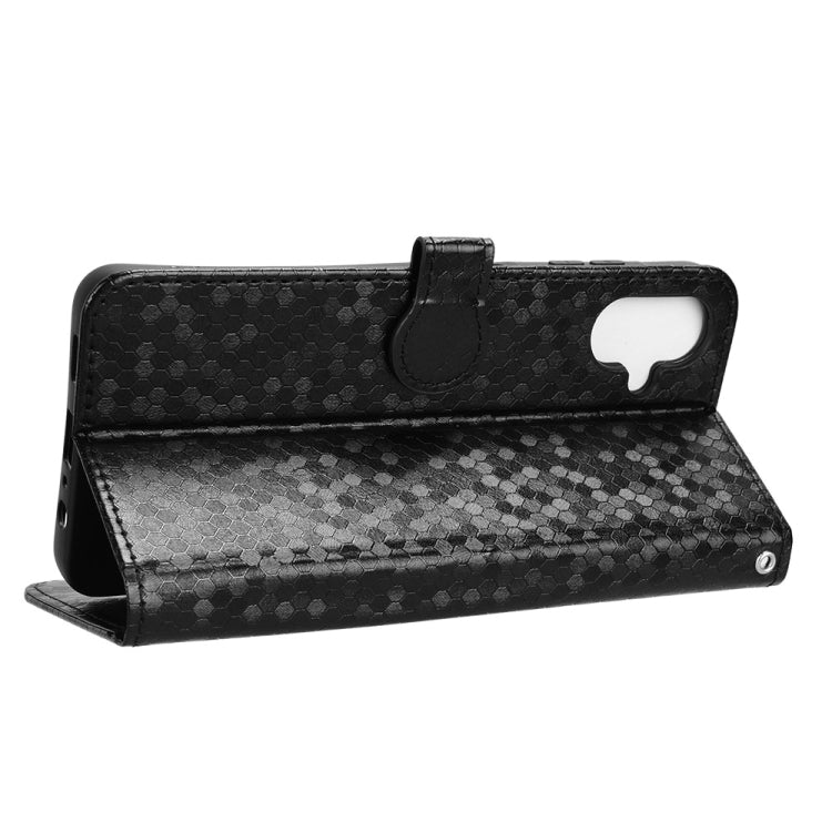 For Samsung Galaxy A06 Honeycomb Dot Texture Leather Phone Case