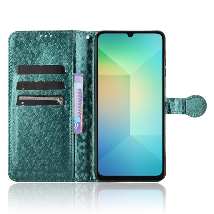 For Samsung Galaxy A06 Honeycomb Dot Texture Leather Phone Case
