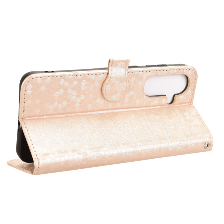 For Samsung Galaxy A36 5G Honeycomb Dot Texture Leather Phone Case