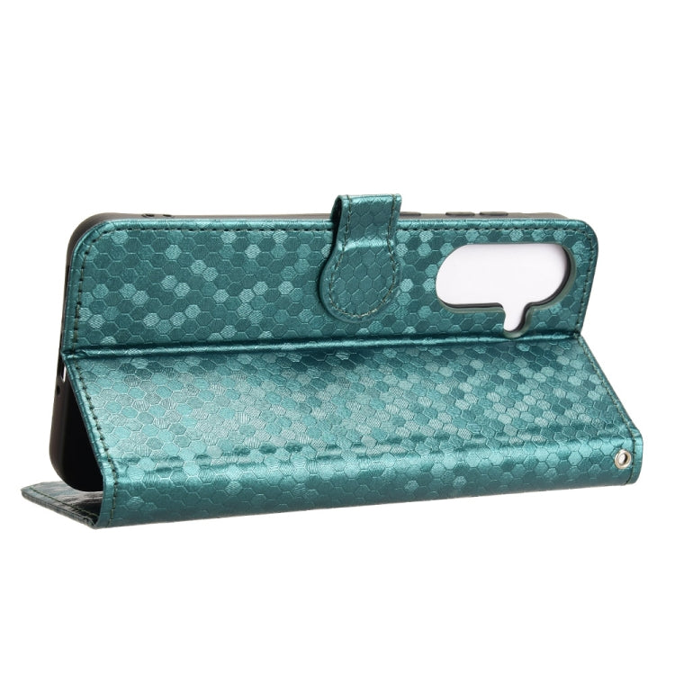For Samsung Galaxy A36 5G Honeycomb Dot Texture Leather Phone Case