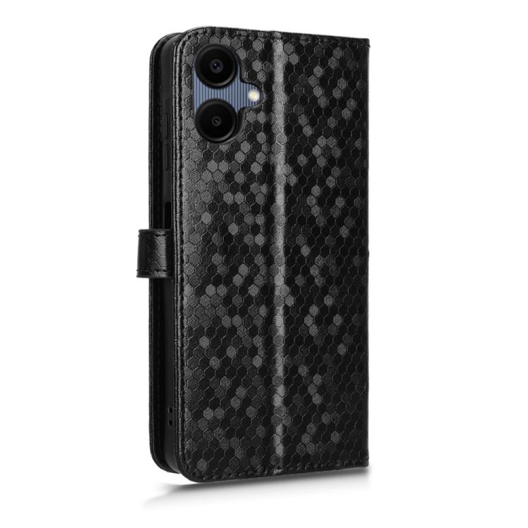 For Samsung Galaxy A06 5G Honeycomb Dot Texture Leather Phone Case