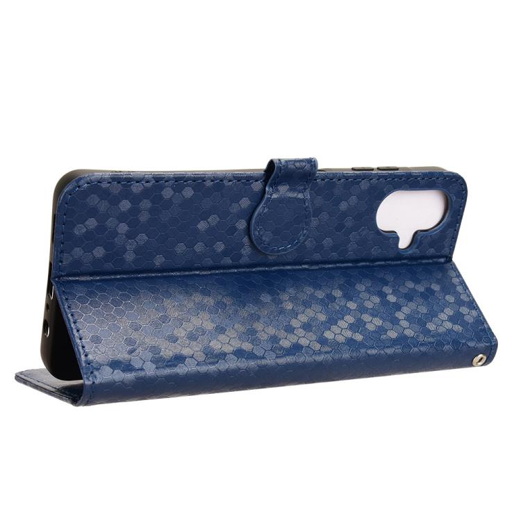 For Samsung Galaxy A06 5G Honeycomb Dot Texture Leather Phone Case