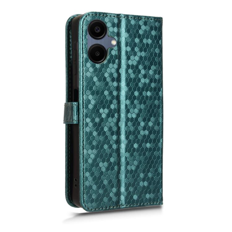 For Samsung Galaxy A06 5G Honeycomb Dot Texture Leather Phone Case