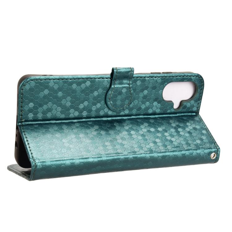 For Samsung Galaxy A06 5G Honeycomb Dot Texture Leather Phone Case