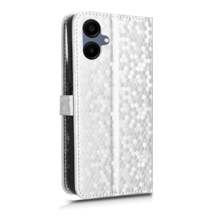 For Samsung Galaxy A06 5G Honeycomb Dot Texture Leather Phone Case