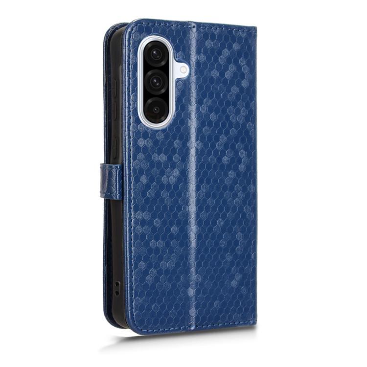 For Samsung Galaxy A56 5G Honeycomb Dot Texture Leather Phone Case