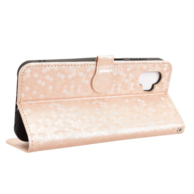 For Samsung Galaxy Xcover 7 Pro Honeycomb Dot Texture Leather Phone Case