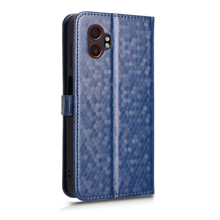 For Samsung Galaxy Xcover 7 Pro Honeycomb Dot Texture Leather Phone Case