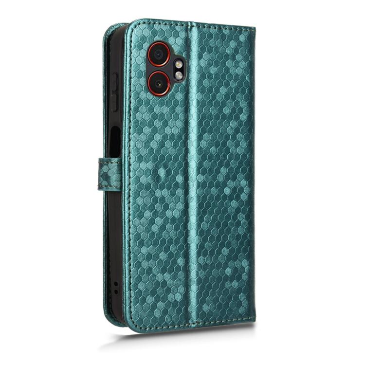 For Samsung Galaxy Xcover 7 Pro Honeycomb Dot Texture Leather Phone Case