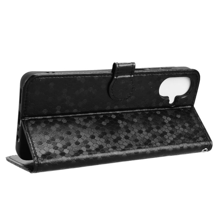 For Samsung Galaxy A07 4G Honeycomb Dot Texture Leather Phone Case