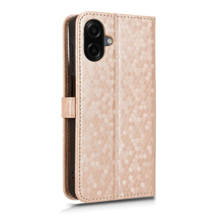 For Samsung Galaxy A07 4G Honeycomb Dot Texture Leather Phone Case