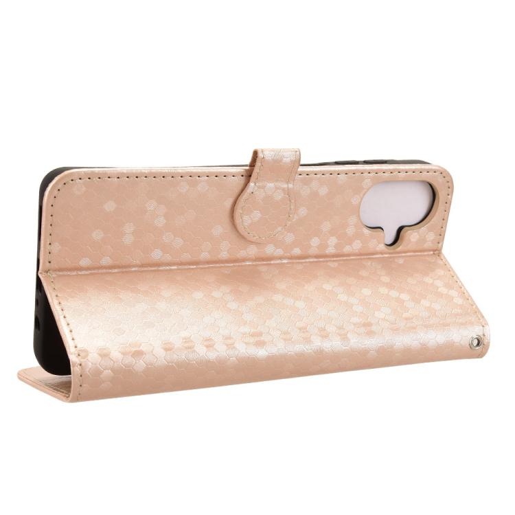 For Samsung Galaxy A07 4G Honeycomb Dot Texture Leather Phone Case