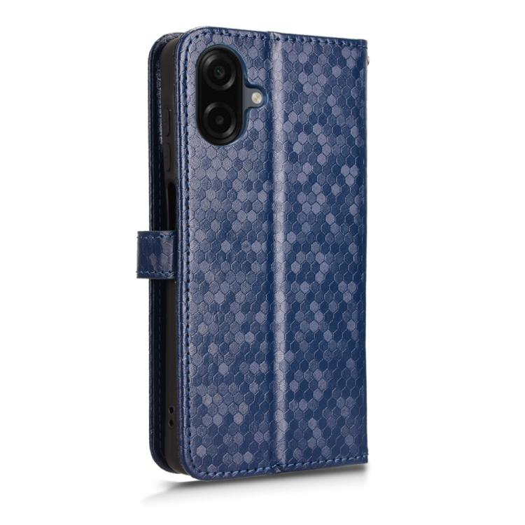 For Samsung Galaxy A07 4G Honeycomb Dot Texture Leather Phone Case