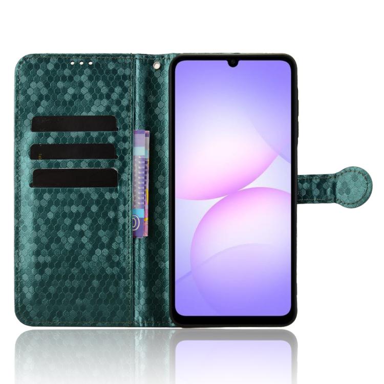 For Samsung Galaxy A07 4G Honeycomb Dot Texture Leather Phone Case