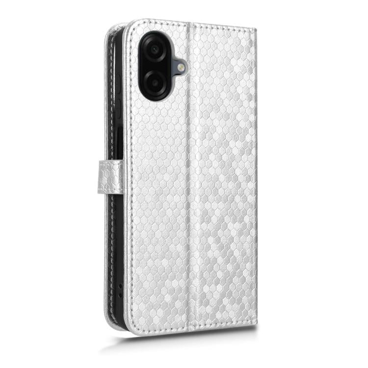 For Samsung Galaxy A07 4G Honeycomb Dot Texture Leather Phone Case
