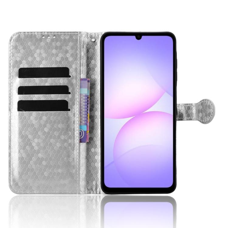 For Samsung Galaxy A07 4G Honeycomb Dot Texture Leather Phone Case