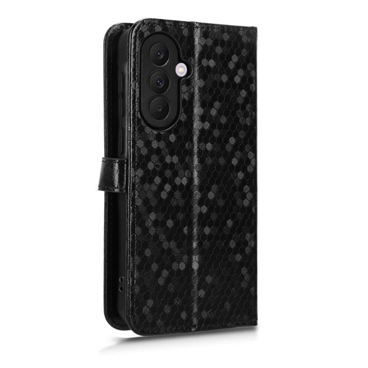 For Samsung Galaxy A37 5G Honeycomb Dot Texture Leather Phone Case