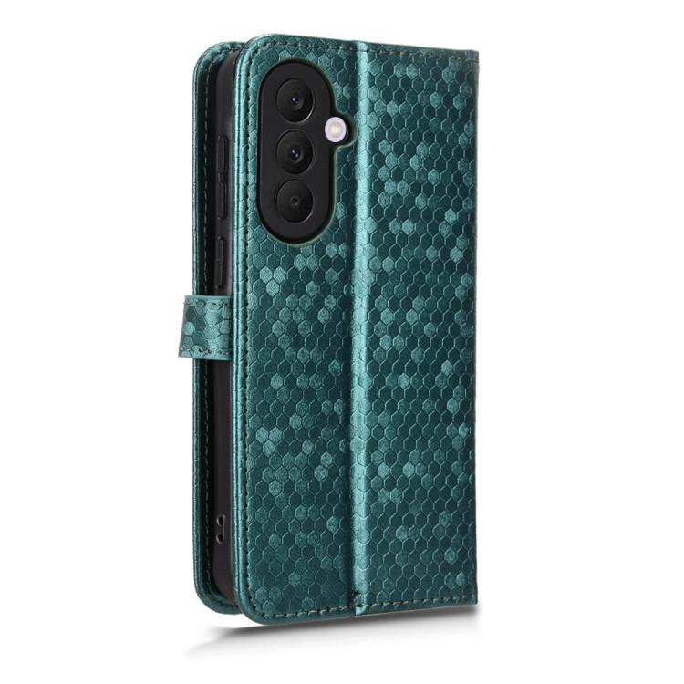For Samsung Galaxy A37 5G Honeycomb Dot Texture Leather Phone Case