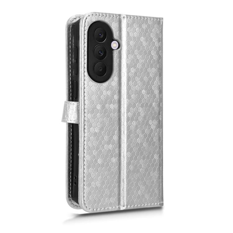 For Samsung Galaxy A37 5G Honeycomb Dot Texture Leather Phone Case