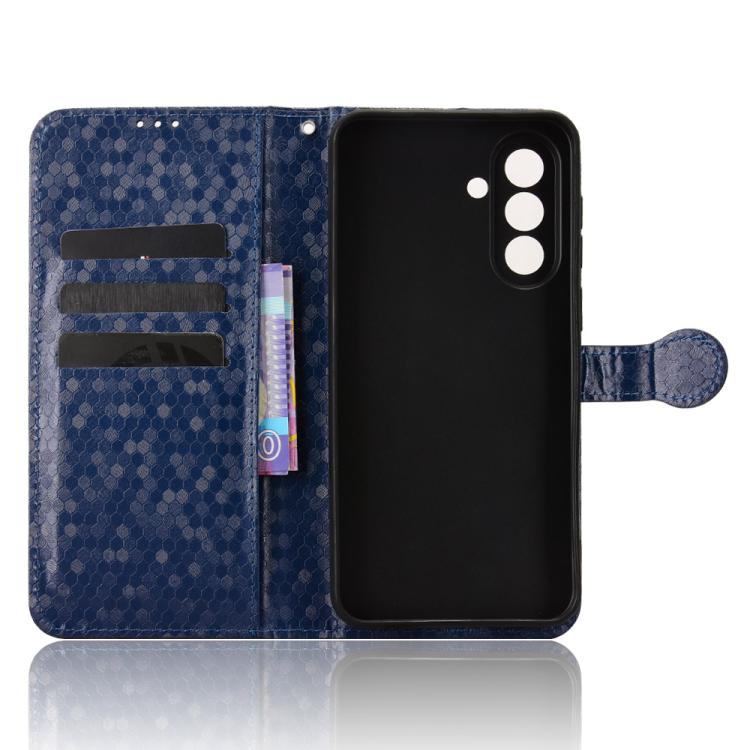 For Samsung Galaxy A57 5G Honeycomb Dot Texture Leather Phone Case