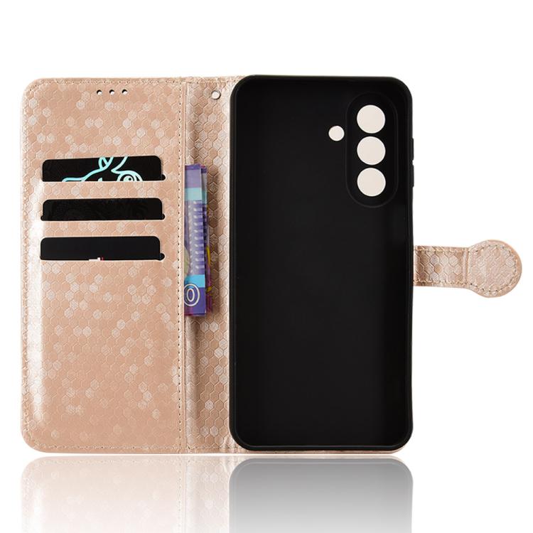 For Samsung Galaxy A27 5G Honeycomb Dot Texture Leather Phone Case