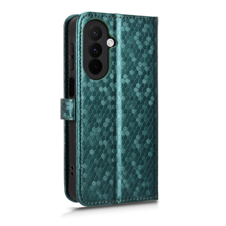 For Samsung Galaxy A27 5G Honeycomb Dot Texture Leather Phone Case