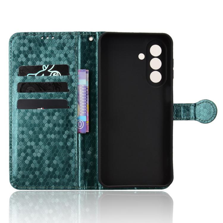 For Samsung Galaxy A27 5G Honeycomb Dot Texture Leather Phone Case