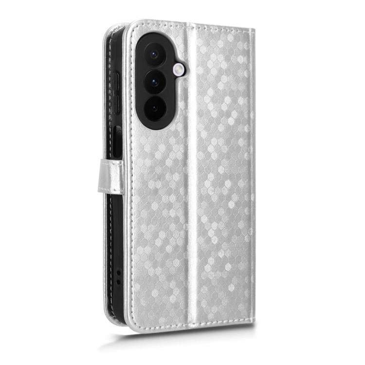 For Samsung Galaxy A27 5G Honeycomb Dot Texture Leather Phone Case