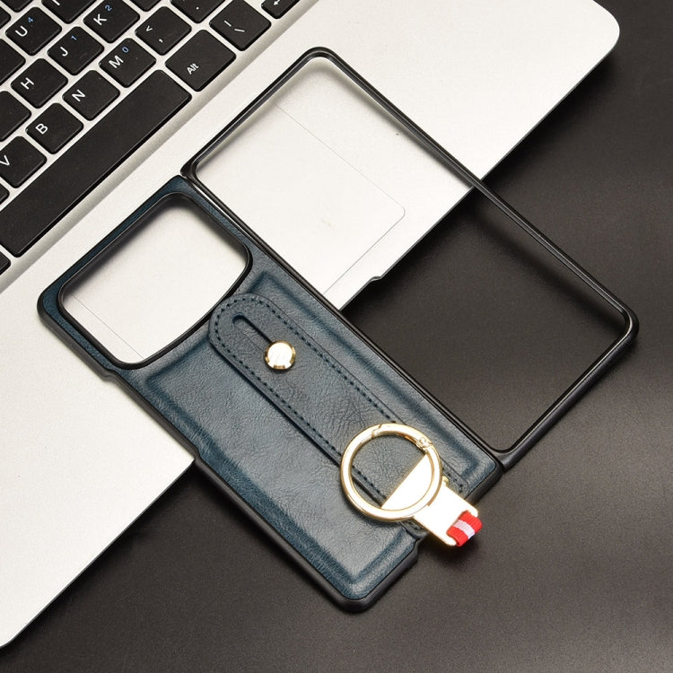 For Xiaomi Mix Fold 4 Wristband Leather Back Phone Case