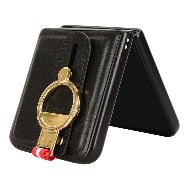 For Xiaomi Mix Flip Wristband Leather Back Phone Case