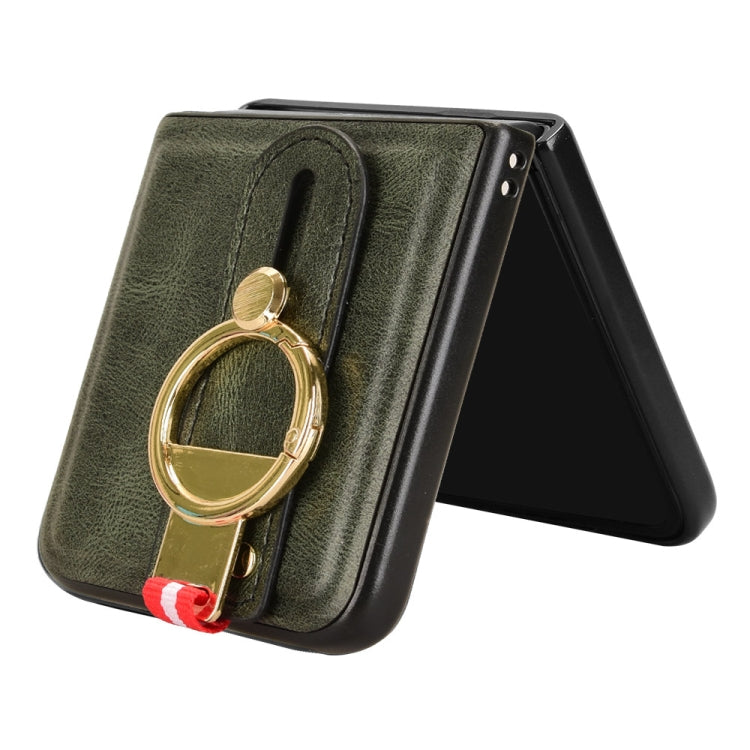 For Xiaomi Mix Flip Wristband Leather Back Phone Case