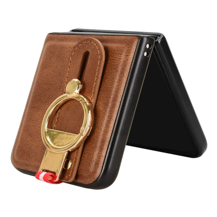 For Xiaomi Mix Flip Wristband Leather Back Phone Case