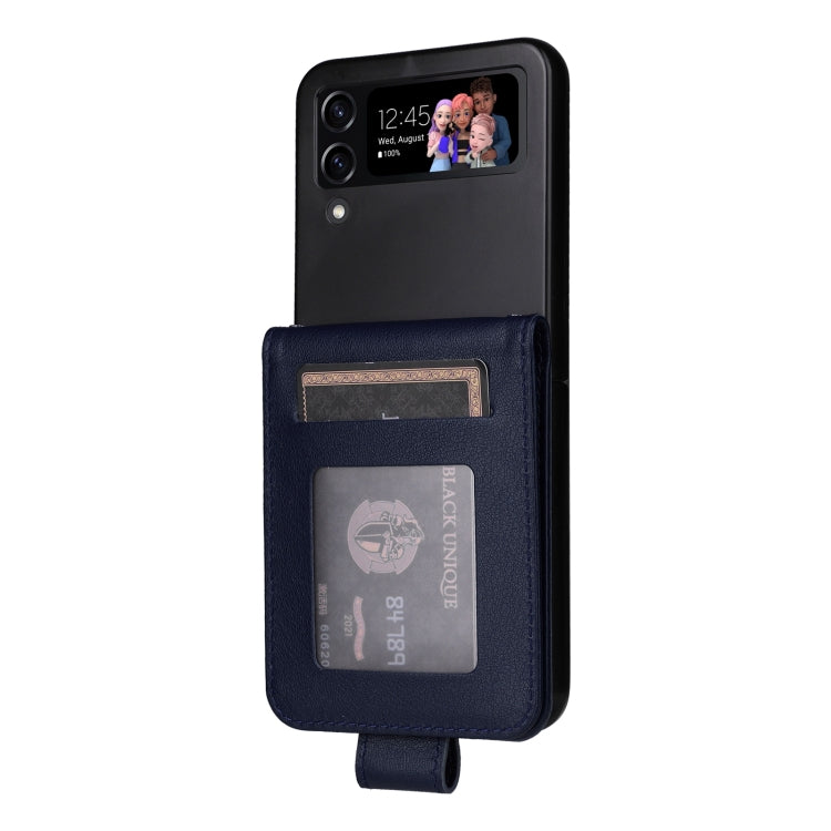 For Samsung Galaxy Z Flip4 5G Multifunctional Horizontal Flip Leather Phone Case with Three Card Slot