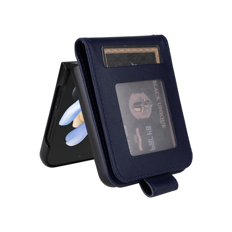 For Samsung Galaxy Z Flip4 5G Multifunctional Horizontal Flip Leather Phone Case with Three Card Slot