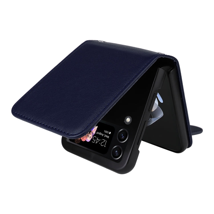 For Samsung Galaxy Z Flip4 5G Multifunctional Horizontal Flip Leather Phone Case with Three Card Slot