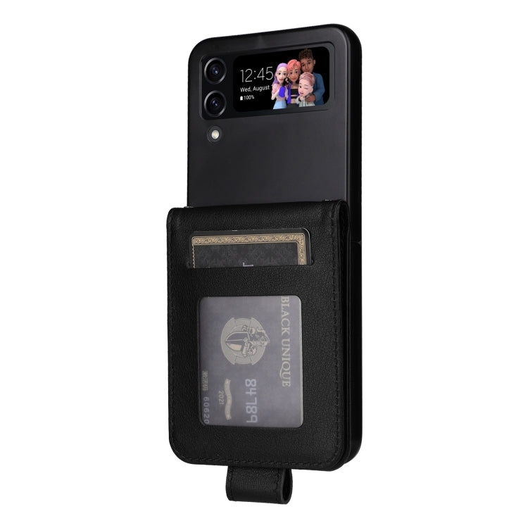 For Samsung Galaxy Z Flip4 5G Multifunctional Horizontal Flip Leather Phone Case with Three Card Slot