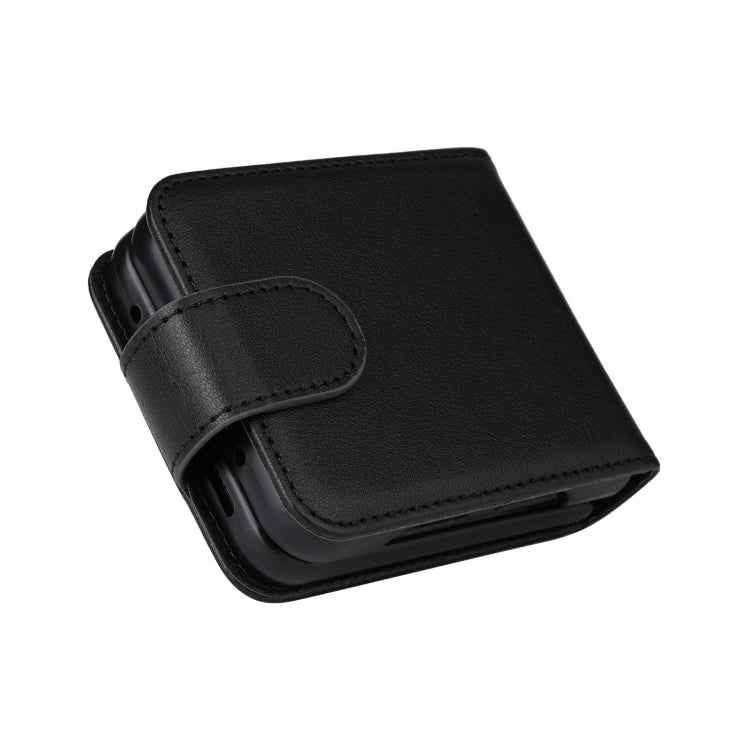 For Samsung Galaxy Z Flip4 5G Multifunctional Horizontal Flip Leather Phone Case with Three Card Slot